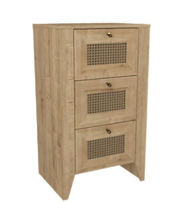 Schlafzimmer Set komplett Schrank Bett Kommode Nachttische Braun 5tlg