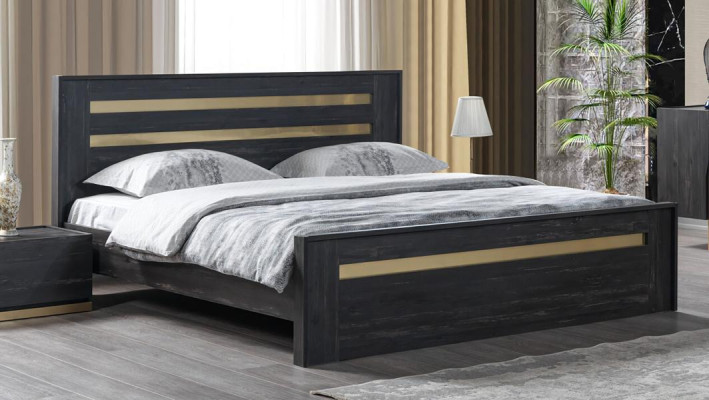Schlafzimmer Möbel Nachttisch Bett Nachttisch Set Komplett Braun 3tlg.