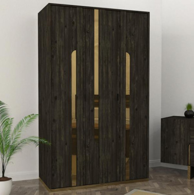 Kleiderschrank Schlafzimmer Moderne Möbel Schwarz Holz Luxus Design