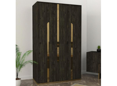 Kleiderschrank Schlafzimmer Moderne Möbel Schwarz Holz Luxus Design