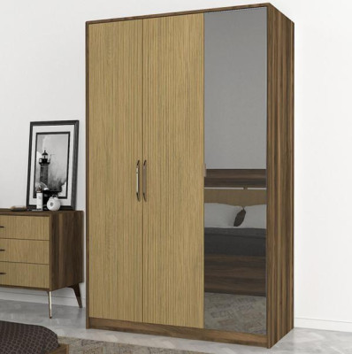Schlafzimmer Kleiderschrank Moderne Möbel Braun Holz Luxus Design
