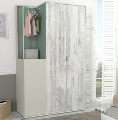 Kleiderschrank Kindezimmer Moderne Möbel Holz Luxus Design Grau Schrank Schränke