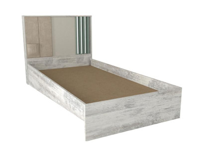 Bett Jugendzimmer Kinderbett Grau Komfortabel Moderne Möbel 100x200 Betten