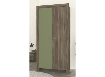 Kleiderschrank Jugendzimmer Schrank Möbel Grün Holz Schränke Design Braun