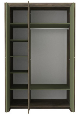 Kleiderschrank Kindezimmer Moderne Möbel Holz Luxus Design Grün Jugendmöbel