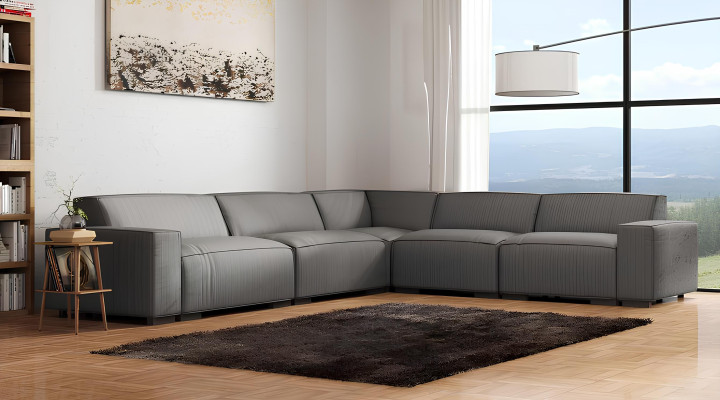 Ledersofa Ecksofa Couch Polster Wohnlandschaft Couchen Eck Sofa Sitz Garnitur