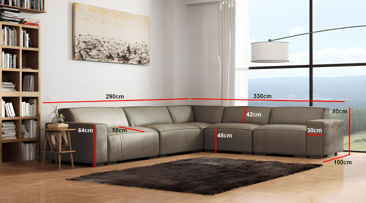 Ledersofa Ecksofa Couch Polster Wohnlandschaft Couchen Eck Sofa Sitz Garnitur