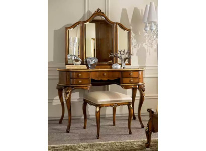 Schminktisch Spiegel Luxus Konsole Kommode Schlafzimmer Holz Design Neu