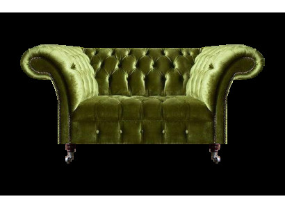 Wohnzimmer Moderne Design Zweisitzer Sofa Couch Grün Luxus Möbel