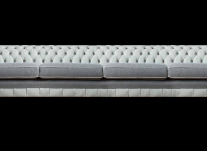 Design Polstermöbel Sofa Viersitzer Couch Ledersofa Polster Stoff Möbel