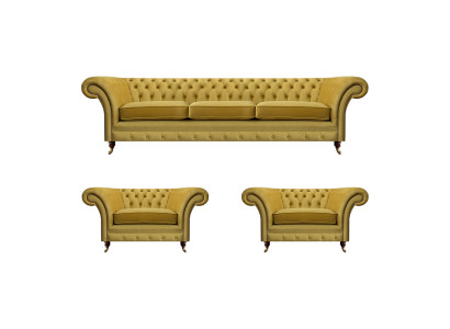 Wohnzimmer Sofa Set 3tlg 2x Sessel Polstermöbel Dreisitzer Couch Neu Design