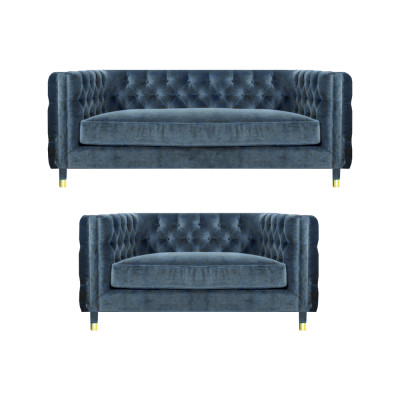 Wohnzimmer Neu Komplett Designer Sofas Textil Sessel Chestefield Sofagarnitur