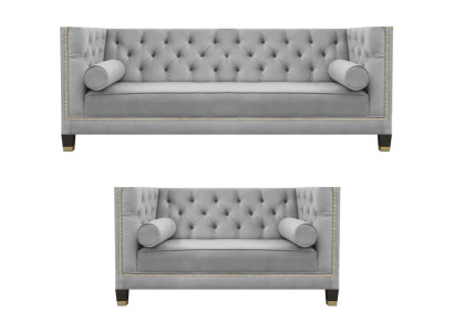 Design Luxus Modern Couchgarnitur Sofagarnitur Set Wohnzimmer Neu
