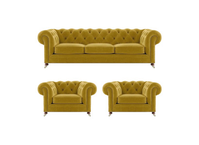 Wohnzimmer Set Designer Garnituren Sofa Polstermöbel Luxus 2x Sessel