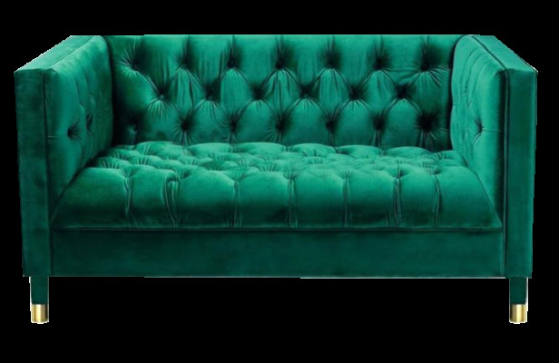Wohnzimmer Luxus Polster Stoff Sofa Zweisitzer Couch Luxus Einrichtung