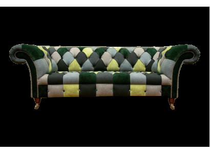 Wohnzimmer Chesterfield Sofa Dreisitze Couch Polstermöbel Einrichtung