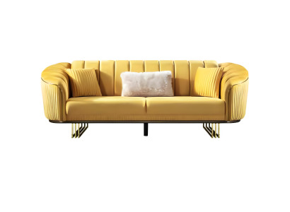 Design Sofa 3 Sitzer Wohnzimmer Couch Couchen Polster Sofas Stoffsofa