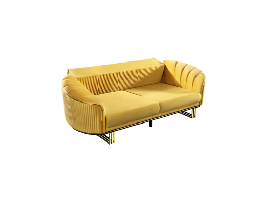 Design Sofa 3 Sitzer Wohnzimmer Couch Couchen Polster Sofas Stoffsofa