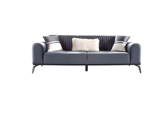 Wohnzimmer-Set 2tlg 3-Sitzer Sofa Sessel Sofagarnitur Möbel Modern 3+1