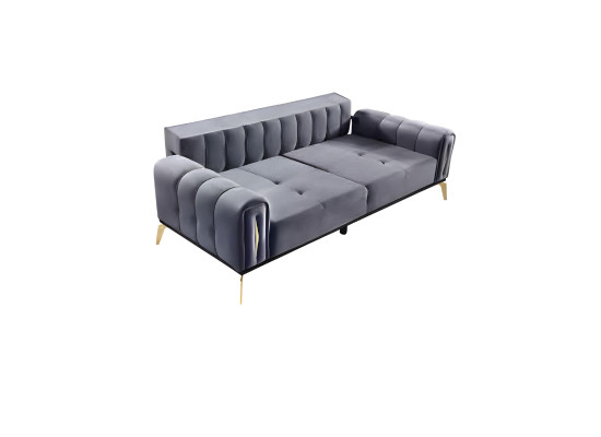 Wohnzimmer-Set 2tlg 3-Sitzer Sofa Sessel Textil 3+1 Sofagarnitur Modern