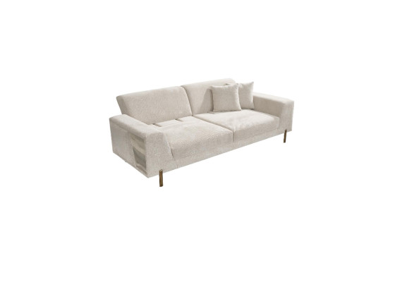 Wohnzimmer-Set 2tlg. 3-Sitzer-Sofa mit Sessel, modernes Design Stoffsofas