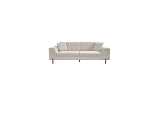 Wohnzimmer-Set 2tlg. 3-Sitzer-Sofa mit Sessel, modernes Design Stoffsofas
