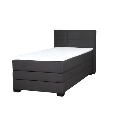 Bett Boxspring Braun Design Bett XXL Big Polster Hotel Ehe Luxus Doppel Betten
