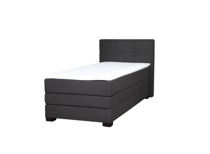 Bett Boxspring Braun Design Bett XXL Big Polster Hotel Ehe Luxus Doppel Betten