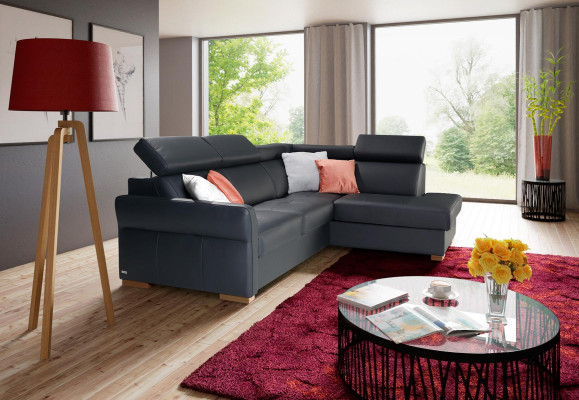 Ecksofa Sofa Couch Polster Wohnlandschaft Eck Garnitur Sofas Bettfunktion Kasten