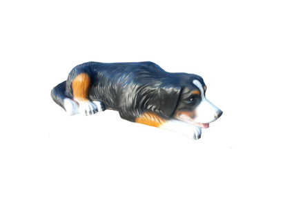 Garten Deko Hund Figur Statue Skulptur 24x100cm Figuren Statuen Skulpturen A455