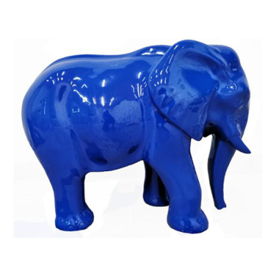 Abstrakte Figur Kunst Elefant Skulptur Deko Design Statuen bunt Statue Garten