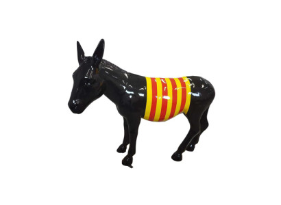 abstrakte Skulptur Esel Dekoration Figur Kunststoff Statuen Deko Statue 174cm