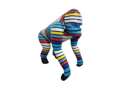 Abstrakte Figur Statue Design Skulptur Deko Gorilla Garten Statuen Dekoration
