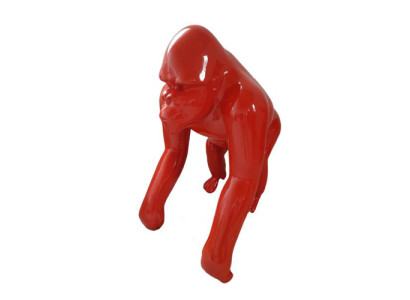 Abstrakte Figur Statue Design Skulptur Deko Gorilla 70 cm Statuen Dekoration