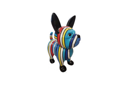 Abstrakte Figur Statue Design Skulptur Deko Hund Garten Statuen 91cm Dekoration