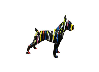 Abstrakte Design Figur Statue Garten dekoration designer Statuen Figuren Hund