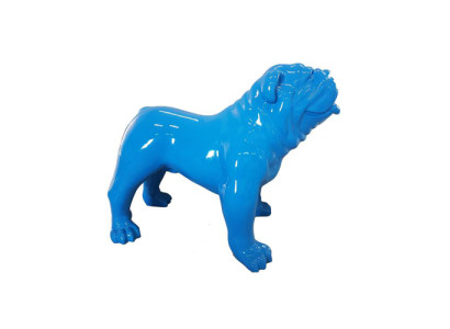 Abstrakte Figur Statue Dekoration Design Skulptur Deko Garten 90cm Hund Statuen