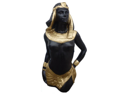 Ägyptischer Kleopatra Statue Statuen Dekoration Figuren Skulpturen Deko 78 cm