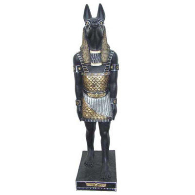 Ägyptische Figur Anubis Kunststoff god of death Dekoration Statuen Figuren 100cm