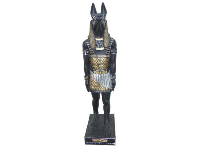 Ägyptische Figur Anubis Kunststoff god of death Dekoration Statuen Figuren 100cm
