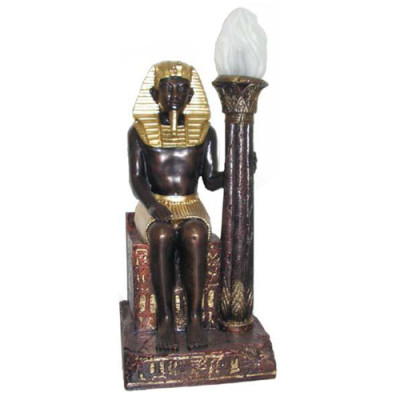 Ägyptische Figur Lampe Stehleuchte Lampen Statue Pharao 60 cm Statuen Figuren