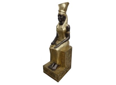Ägyptische Pharao Figur Statue Skulptur Statuen Figuren 125 cm Antik Stil Göttin