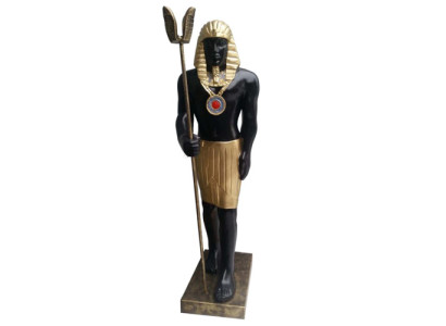 Ägyptischer Pharao Figuren Statue Figur Wächter Statuen Skulpturen Dekoration