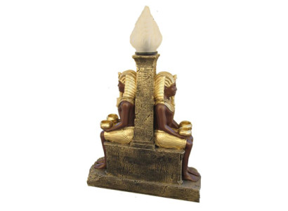 Ägyptische Figur Lampe Srehleuchte Lampen Statue Wächter 60cm Statuen Figuren
