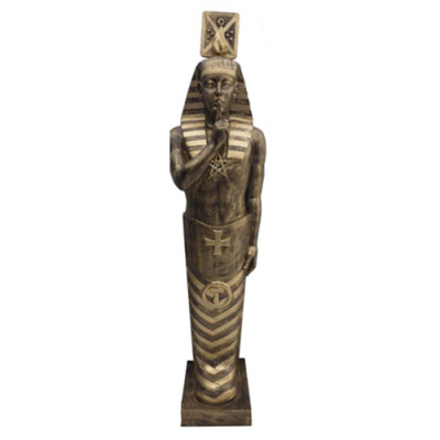 Ägypten Skulptur Tutenchamun Sarkophag Lebensgroße Figur Statue Antik Stil 230cm