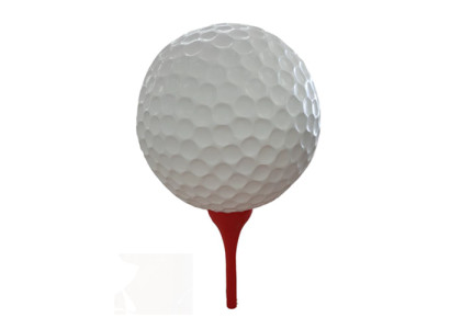 Abstrakte Deko Figur Skulptur Golf Club 120cm Figur Golf Ball Bälle Aussteller