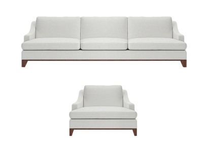 Wohnzimmer Weiß Dreisitze Sofa Couch Luxus Sessel Luxus Einrichtung