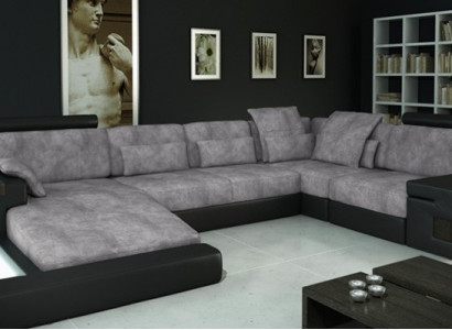 Design Leder Sofa Couch Polster Garnitur Wohnlandschaft Sofas Couchen Bellini