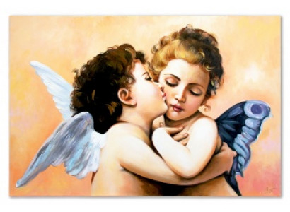 Engel der Liebe Handarbeit Ölbilder Gemälde Leinwand Ölbild Bild G00481