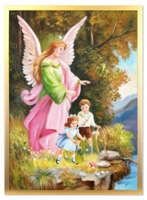 Engel der Kinder Handarbeit Ölbilder Gemälde Leinwand Ölbild Bild G119749